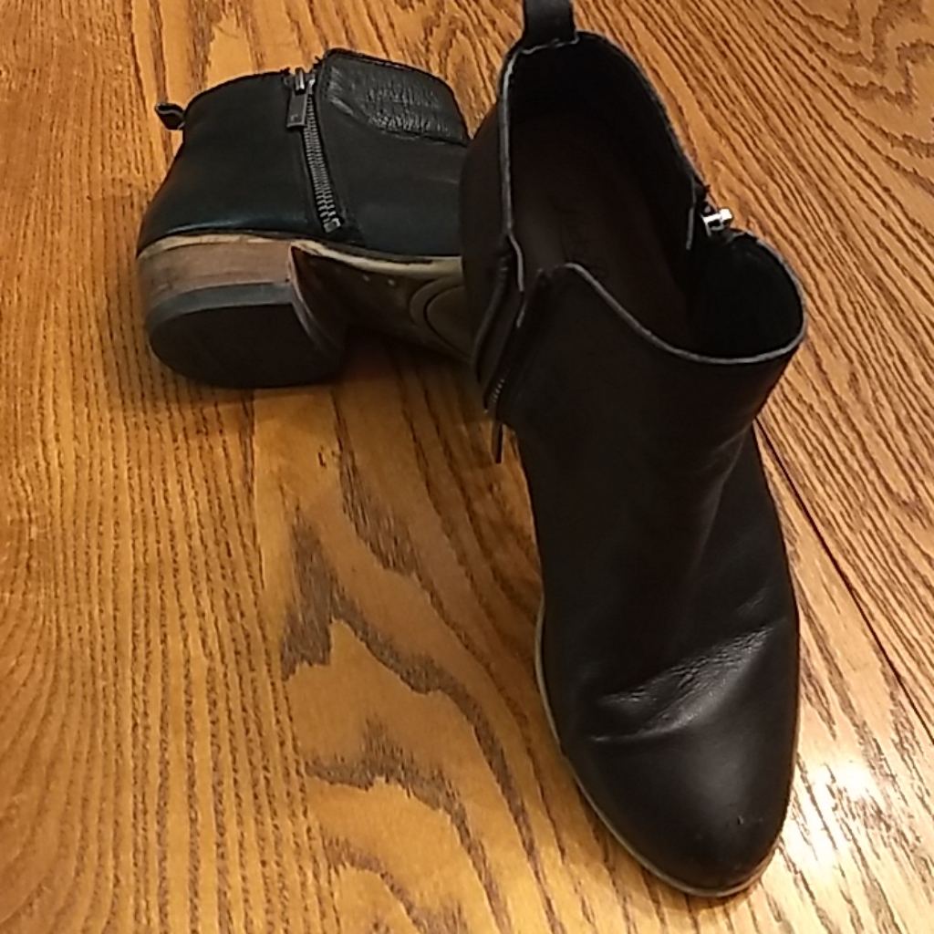 Short Booties Blk Lucky Brand
